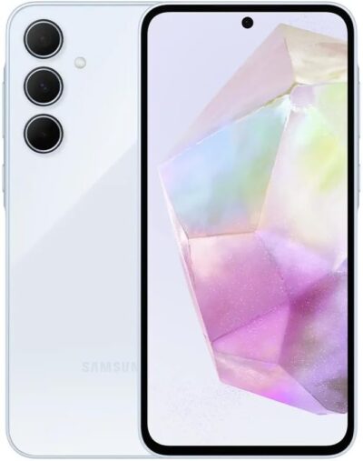 Samsung Celular Galaxy A35 5G, Câmera Tripla até 50MP, Tela 6.6", 256GB Azul Claro