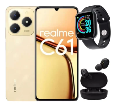 Celular Realme C61 256gb 8gb Ram Global Nfc Fone RLG