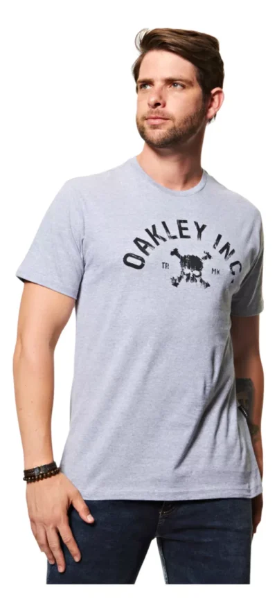 Camiseta Oakley Masculina Adulto Algodão